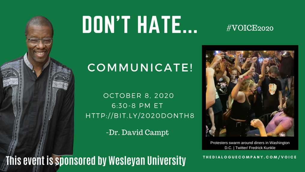 Don't Hate Communicate Flyer